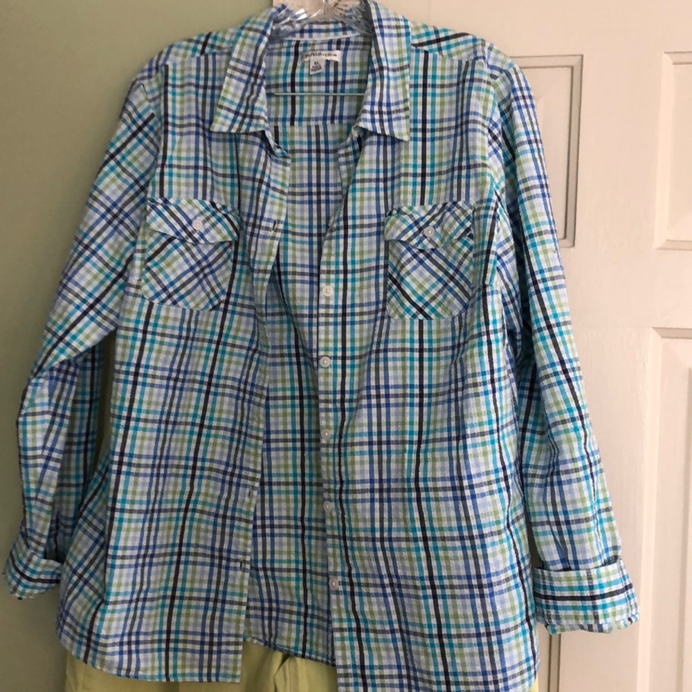 Croft & Barrow Button Top